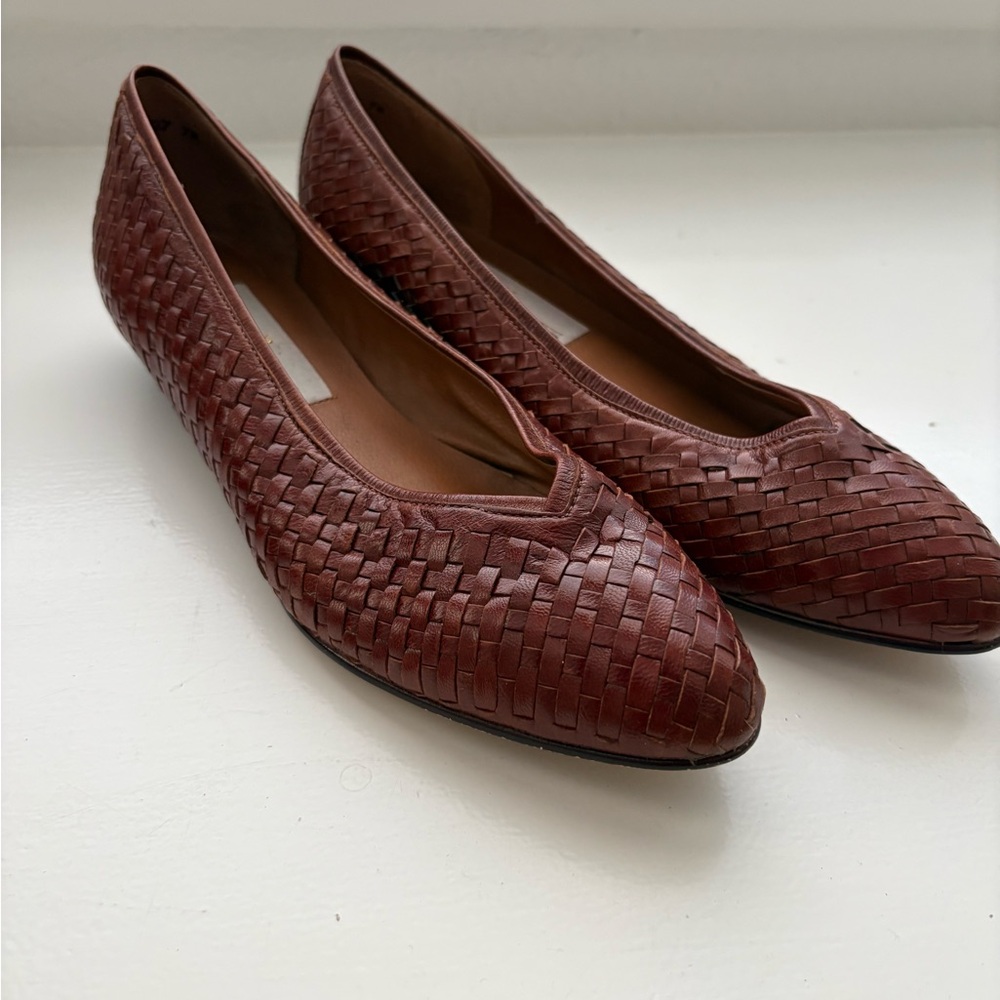 Vintage Handmade Leather Flats